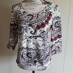 Chico's 3/4 Sleeve Women's Top